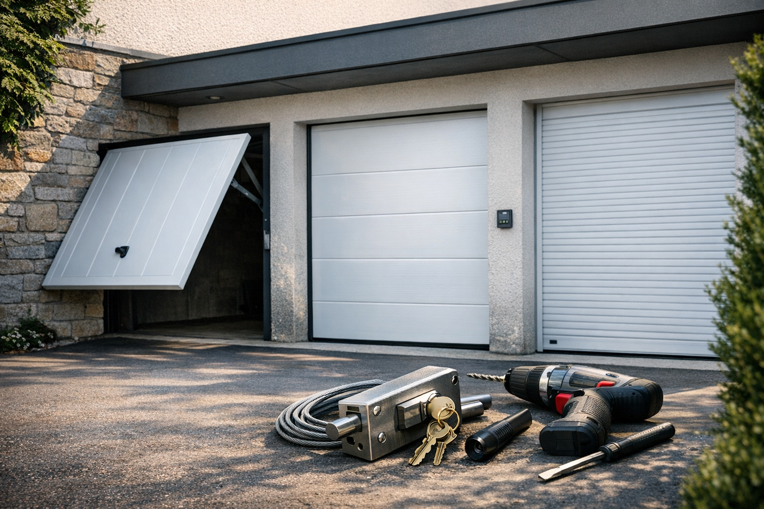 Porte de garage Nice : basculante, sectionnelle ou enroulable ?